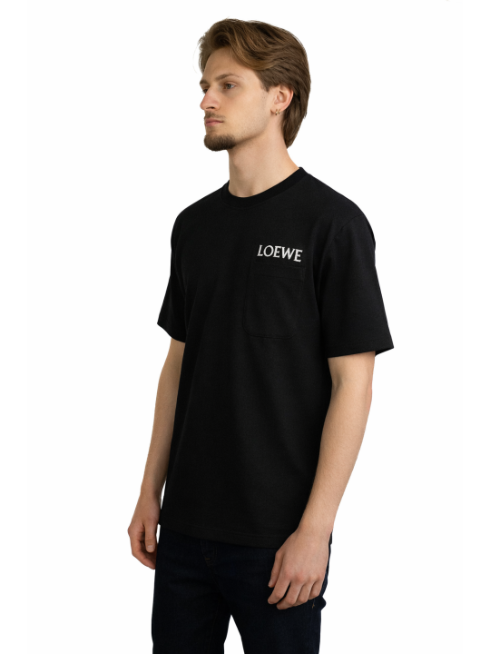 T-Shirt Loewe con taschino e logo