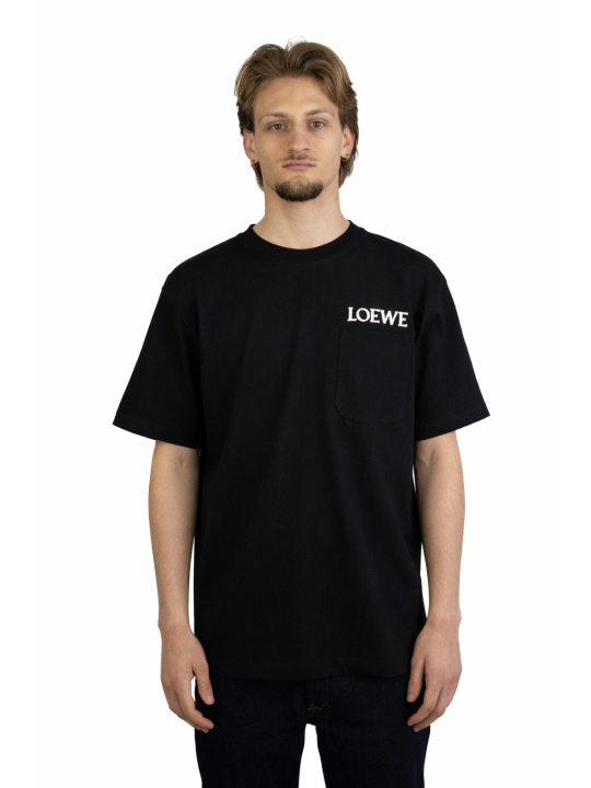T-Shirt Loewe con taschino e logo