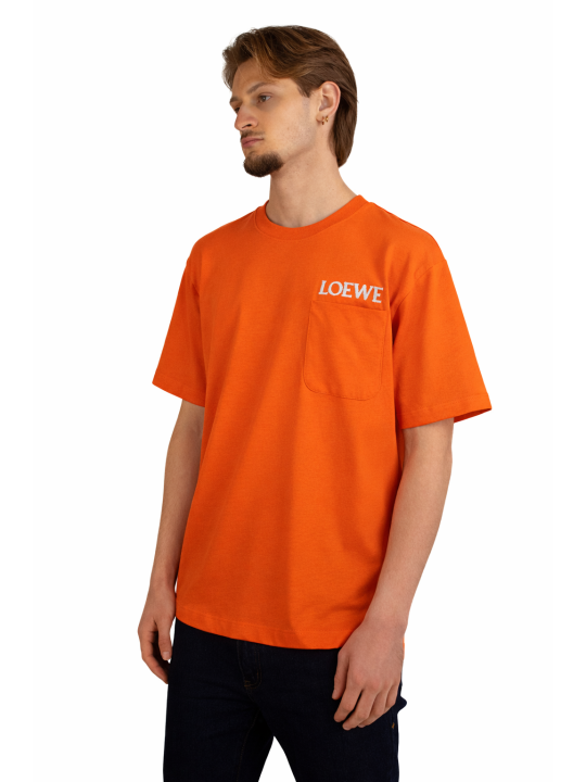T-Shirt Loewe con taschino e logo