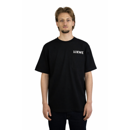 T-Shirt Loewe con taschino e logo