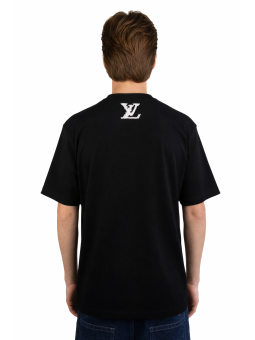 T-Shirt Louis Vuitton con firma ricamata