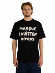 T-Shirt Louis Vuitton con firma ricamata