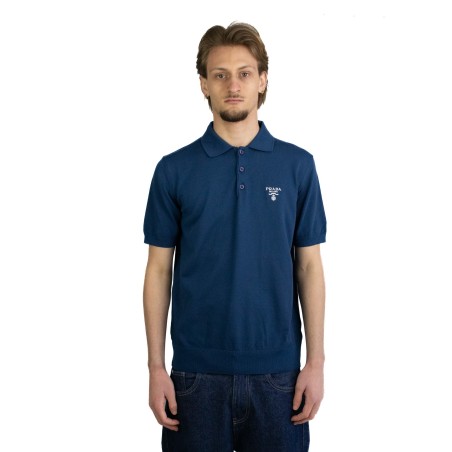 Polo Prada con logo bianco