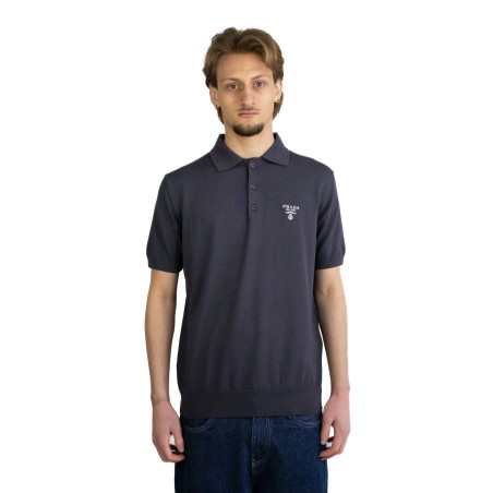 Polo Prada con logo bianco