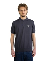 Polo Prada con logo bianco