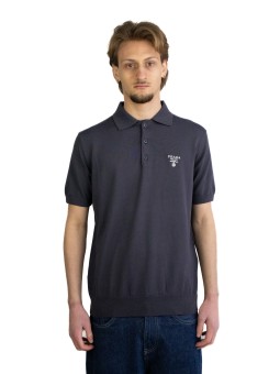 Polo Prada con logo bianco