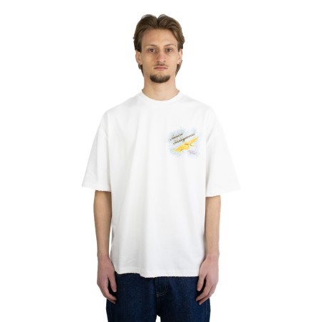 T-Shirt Amiri Crystal Wings Embellished