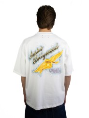 T-Shirt Amiri Crystal Wings Embellished