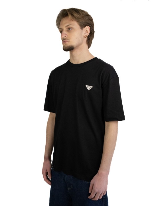 T-Shirt Prada con placca con logo