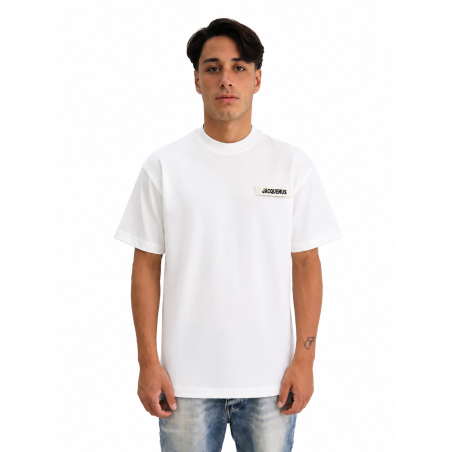 T-Shirt Jacquemus Logo Label Oversized