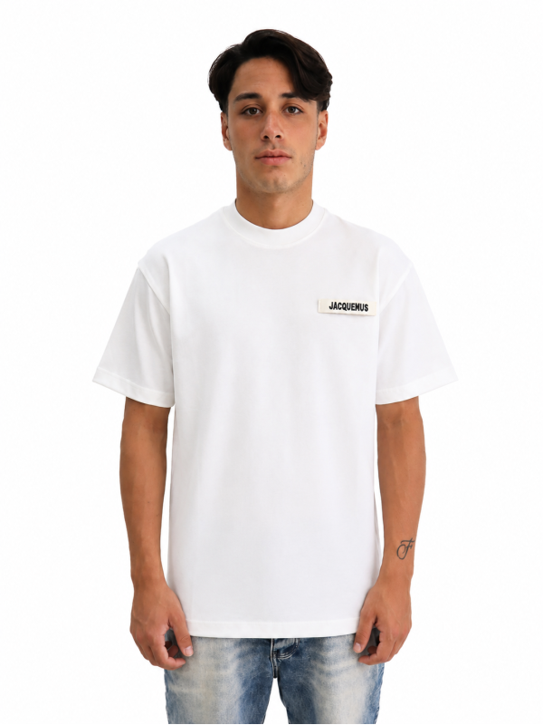 T-Shirt Jacquemus Logo Label Oversized