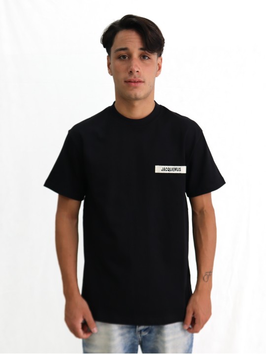 T-Shirt Jacquemus Logo Label Oversized