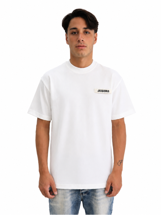 T-Shirt Jacquemus Logo Label Oversized