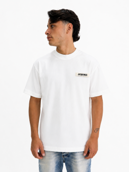 T-Shirt Jacquemus Logo Label Oversized