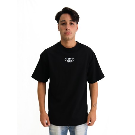 T-Shirt Off White Bandana Arrow Oversized