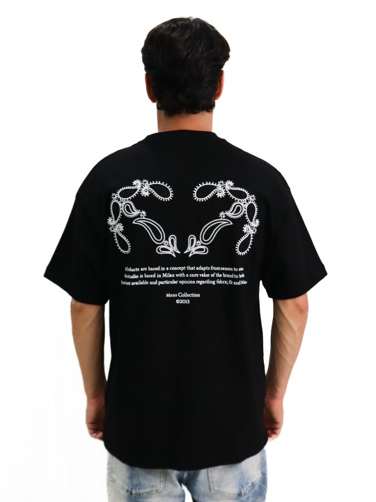 T-Shirt Off White Bandana Arrow Oversized