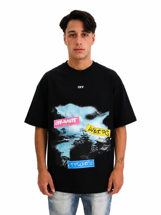 T-Shirt Off White Scenic Graphic