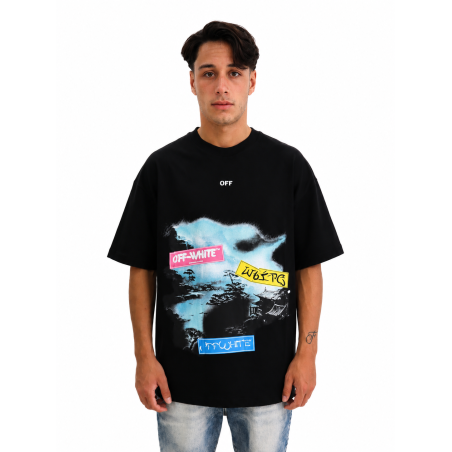 T-Shirt Off White Scenic Graphic