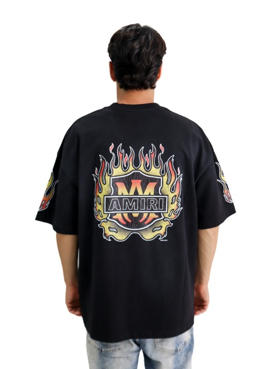 T-Shirt Amiri Flaming MA Logo