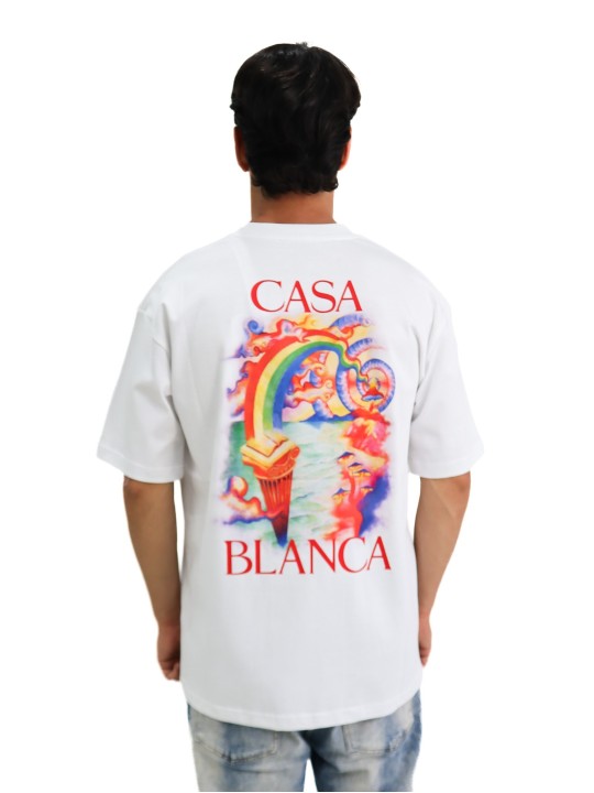 T-Shirt Casablanca Rainbow Column