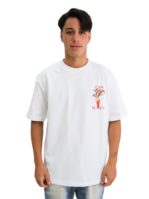T-Shirt Casablanca Rainbow Column