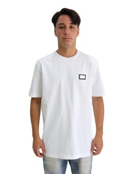 T-shirt Dolce & Gabbana con placca logata