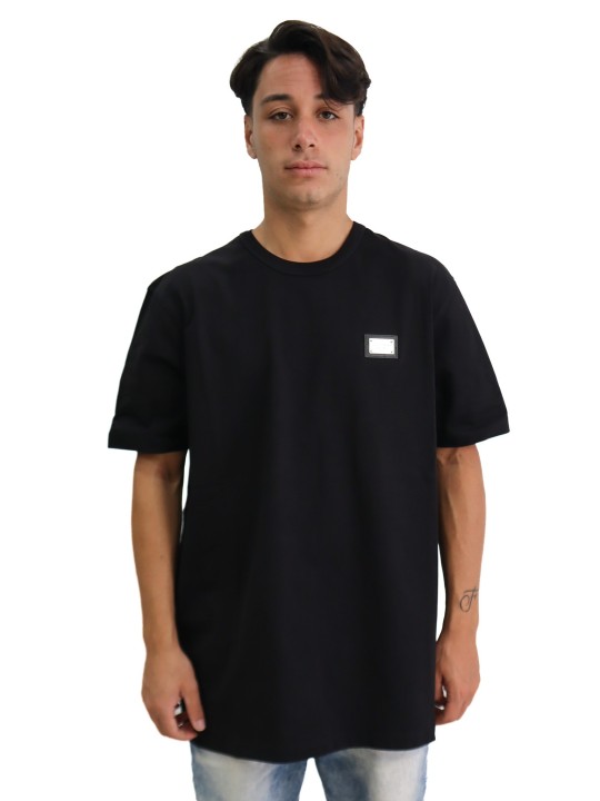 T-shirt Dolce & Gabbana con placca logata