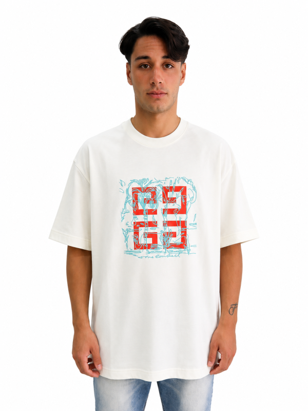 T-Shirt Givenchy 4G Emblem Oversized