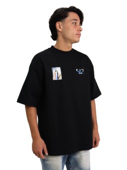 T-Shirt Off White bacio di Hayez