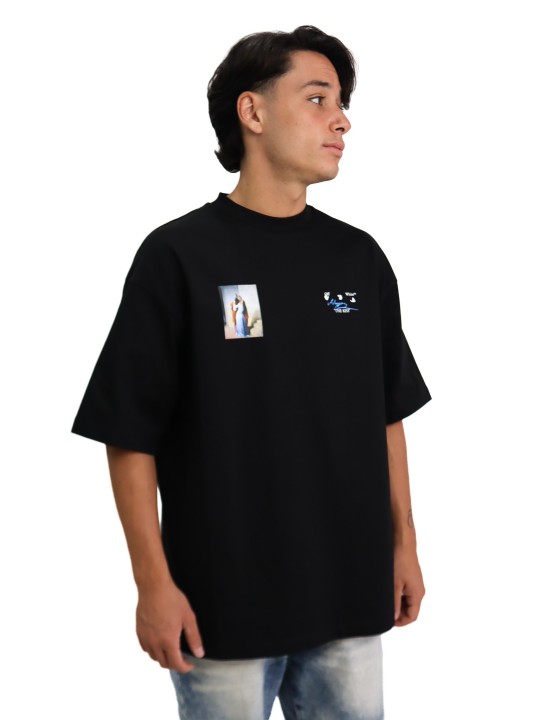T-Shirt Off White bacio di Hayez