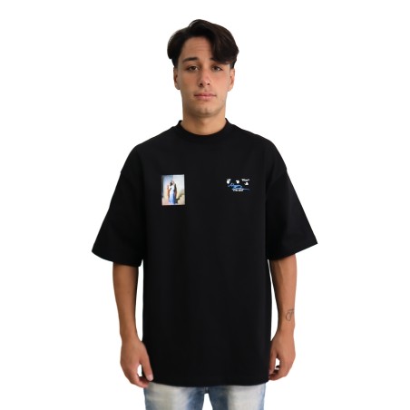 T-Shirt Off White bacio di Hayez
