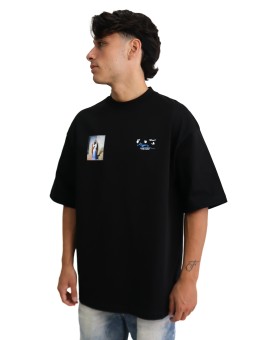 T-Shirt Off White bacio di Hayez