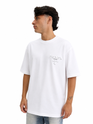 T-Shirt Prada Milano Embossed Logo