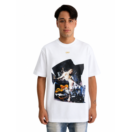 T-Shirt Off White Caravaggio Graphic