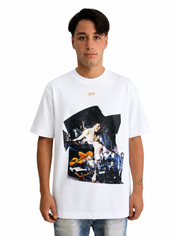 T-Shirt Off White Caravaggio Graphic