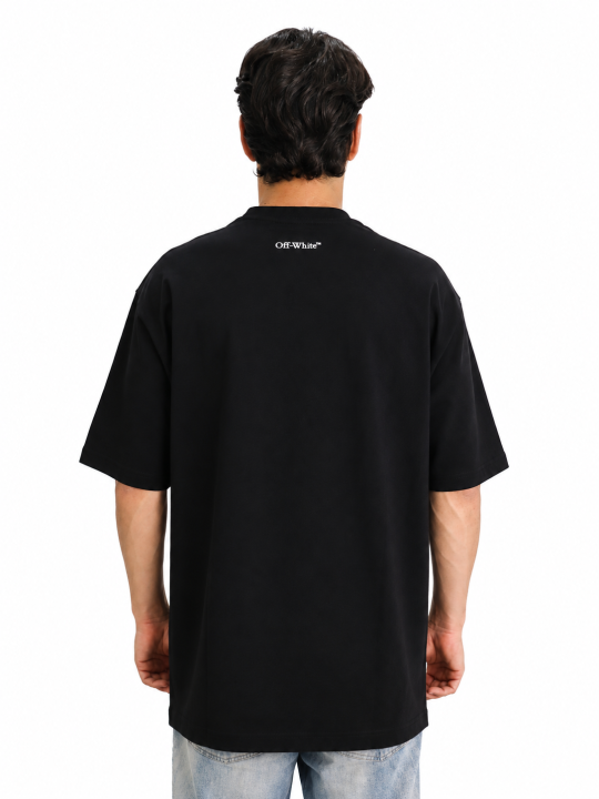 T-Shirt Off White Caravaggio Horse Graphic