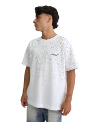 T-Shirt Off White Crystal Logo Tee