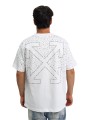 T-Shirt Off White Crystal Logo Tee
