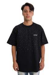 T-Shirt Off White Crystal Logo Tee