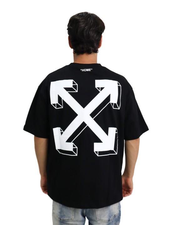 T-Shirt Off White Stencil Logo Tee