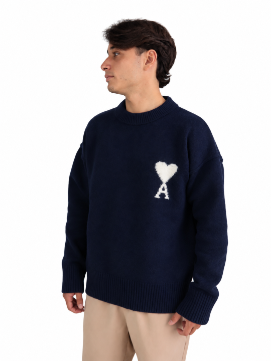 Maglioncino Ami Paris Ami de Cœur Oversized Sweater