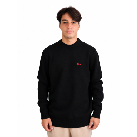 Maglioncino Dior Logo Embroidered Sweater