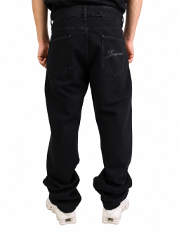 Jeans Jacquemus con logo ricamato