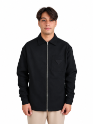 Jacket Prada Overshirt Re-Nylon con Zip