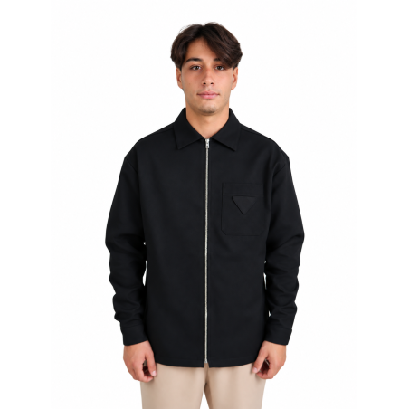 Jacket Prada Overshirt Re-Nylon con Zip