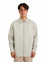 Jacket Prada Overshirt Re-Nylon con Zip