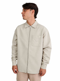 Jacket Prada Overshirt Re-Nylon con Zip