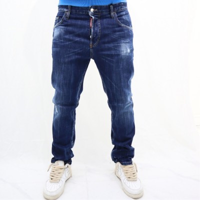 Dark Scar Wash Skater Jeans Dsquared2