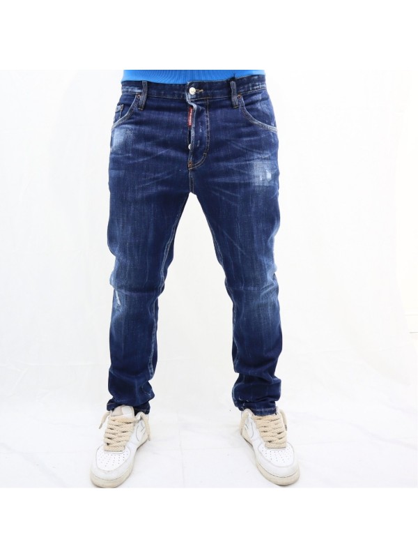 Dark Scar Wash Skater Jeans Dsquared2