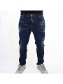Jeans Dark Wrinkle Blue Wash Super Twinky Dsquared2